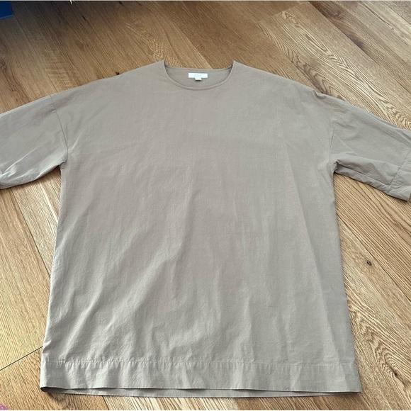 NWT COS  OVERSIZED TAN SHIRT - S - Picture 9 of 15